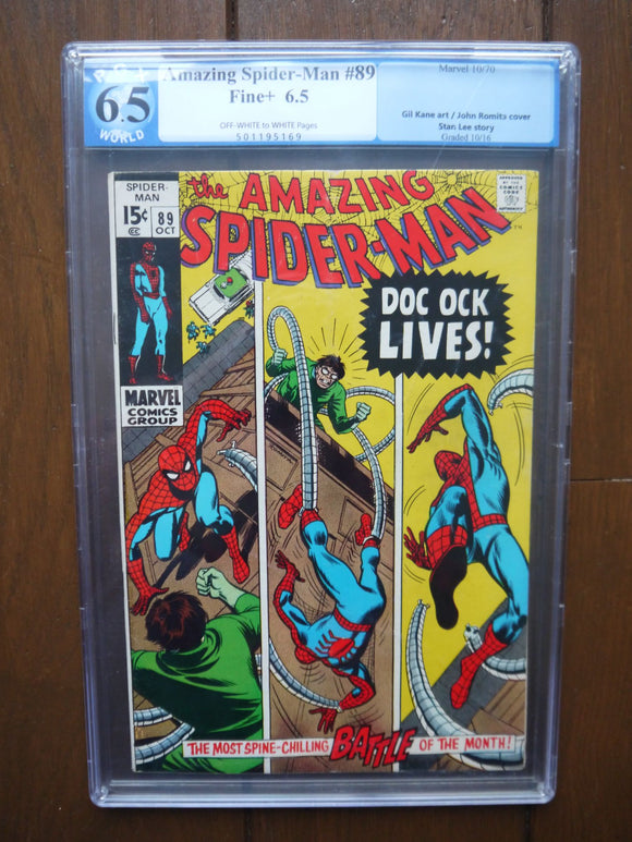 Amazing Spider-Man (1963 1st Series) #89 CGC 6.5 - Mycomicshop.be