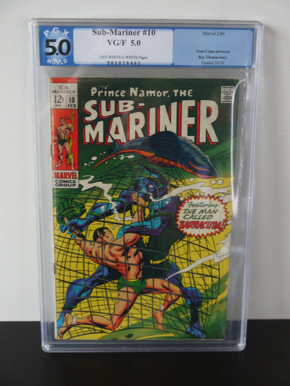Sub-Mariner (1968 1st Series) #10 PGX 5.0 - Mycomicshop.be