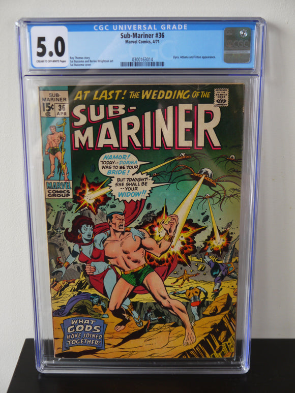 Sub-Mariner (1968 1st Series) #36 CGC 5.0 - Mycomicshop.be