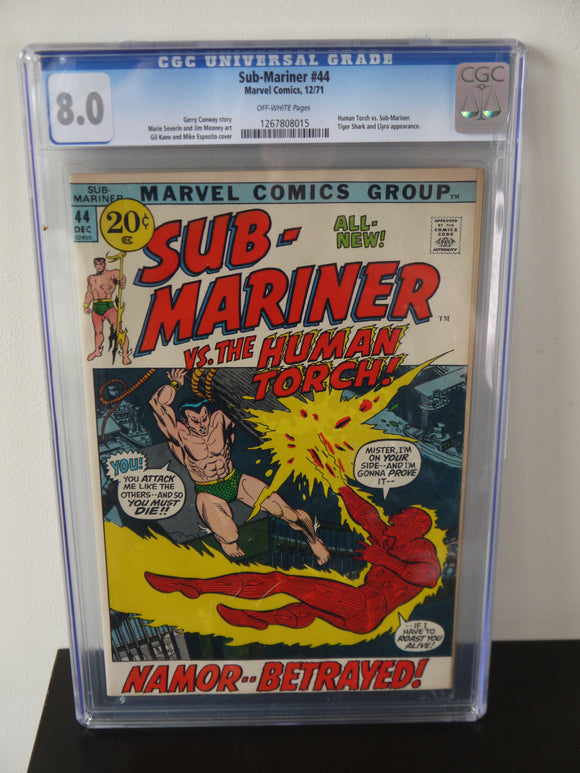 Sub-Mariner (1968 1st Series) #44 CGC 8.0 - Mycomicshop.be