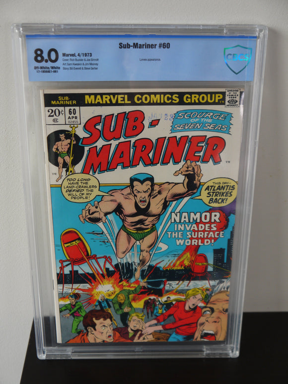 Sub-Mariner (1968 1st Series) #60 CBCS 8.0 - Mycomicshop.be