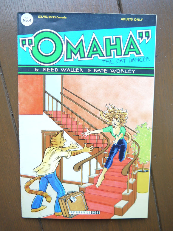 Omaha the Cat Dancer (1986 Kitchen Sink/Fantagraphics) #4rep - Mycomicshop.be