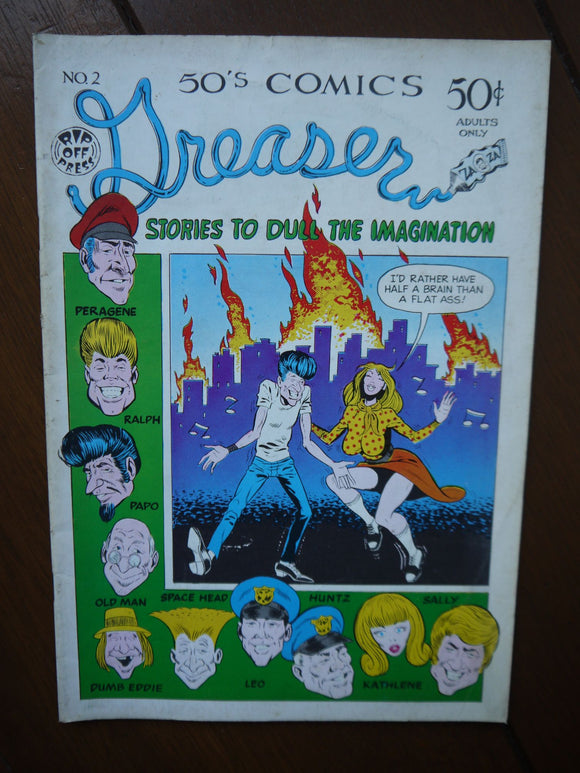 Greaser Comics (1971 Rip Off Press) #2 - Mycomicshop.be