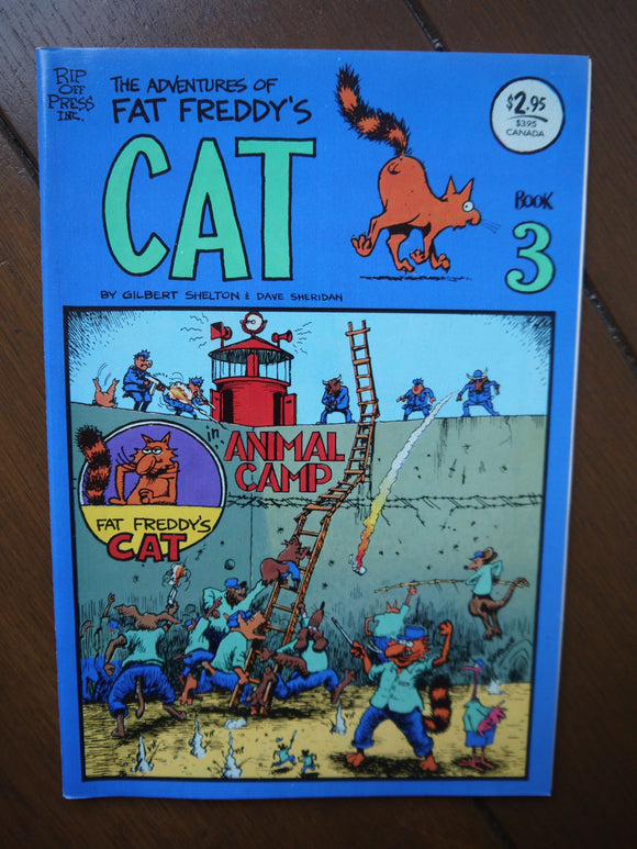 Adventures of Fat Freddy's Cat (1977-1992 Rip Off Press) #3, 6th Printing - Mycomicshop.be