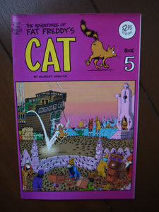 Adventures of Fat Freddy's Cat (1977-1992 Rip Off Press) #5, 4th Printing - Mycomicshop.be