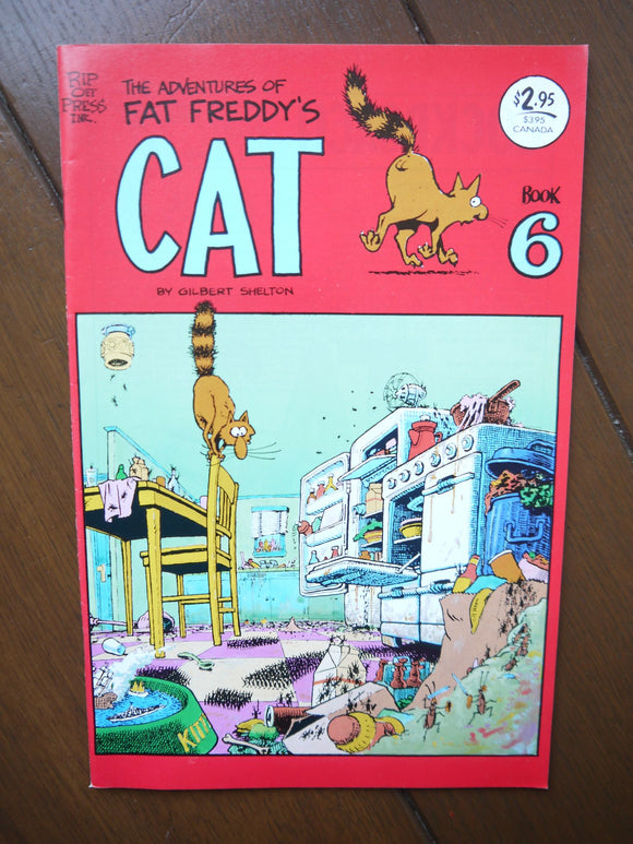 Adventures of Fat Freddy's Cat (1977-1992 Rip Off Press) #6, 4th Printing - Mycomicshop.be
