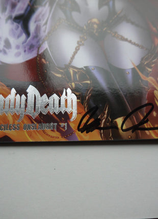 Lady Death Merciless Onslaught #1 Signed Pulido Premiere Edition (2015) - Mycomicshop.be
