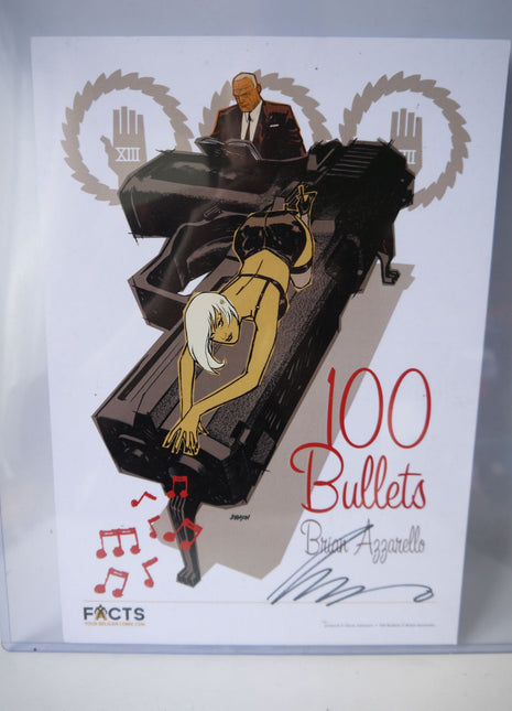 100 Bullets - Signed print Brian Azzarello - Mycomicshop.be