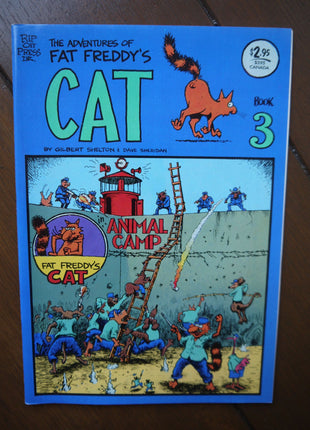 Adventures of Fat Freddy's Cat (1977-1992 Rip Off Press) #3, 6th Printing - Mycomicshop.be