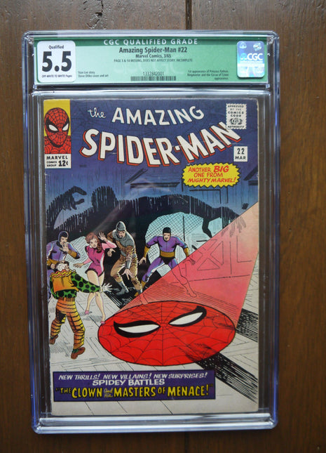 Amazing Spider-Man (1963 1st Series) #22 CGC 5.5 - Mycomicshop.be