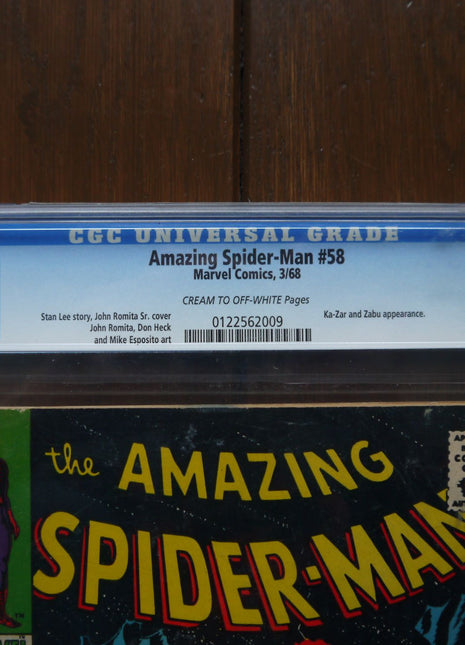 Amazing Spider-Man (1963 1st Series) #58 CGC 4.5 - Mycomicshop.be