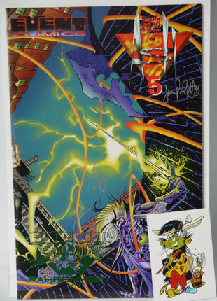 Ash (1994) Fahrenheit Set #Green-5 Signed - Mycomicshop.be