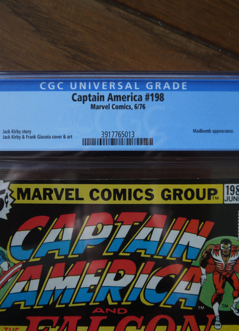 Captain America (1968 1st Series) #198 CGC 7.5 - Mycomicshop.be