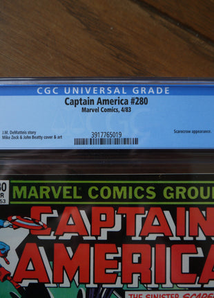 Captain America (1968 1st Series) #280 CGC 7.5 - Mycomicshop.be