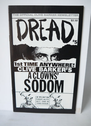 Dread Official Clive Barker Newsletter (1990) #5 - Mycomicshop.be