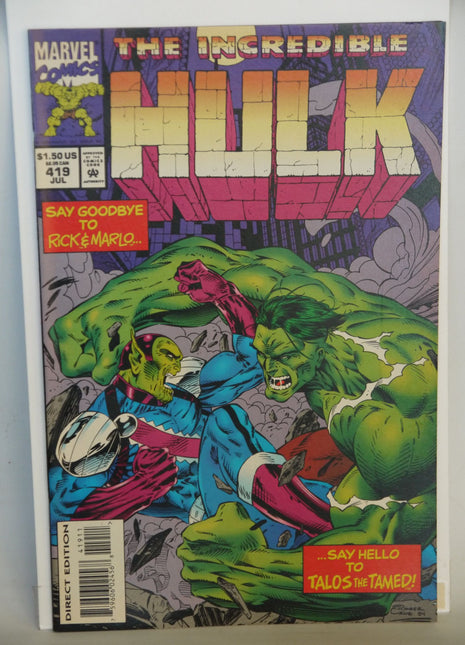Incredible Hulk (1962 1st Series) #419 - Mycomicshop.be