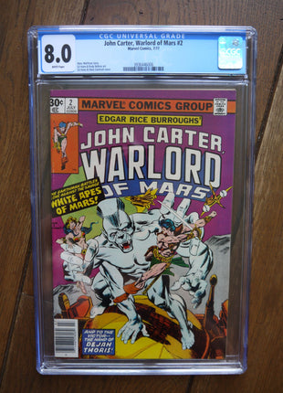 John Carter Warlord of Mars (1977) #2 CGC 8.0 - Mycomicshop.be