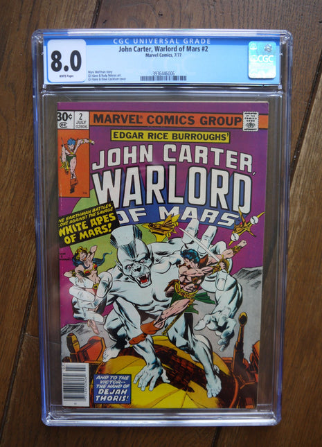 John Carter Warlord of Mars (1977) #2 CGC 8.0 - Mycomicshop.be