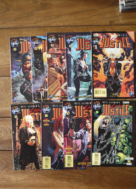 Lady Justice (1996 Big Entertainment) Complete Set - Mycomicshop.be