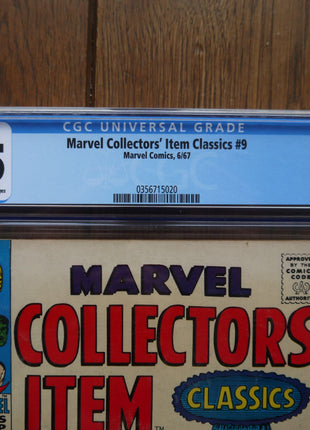 Marvel Collectors Item Classics (1966) #9 CGC 6.5 - Mycomicshop.be