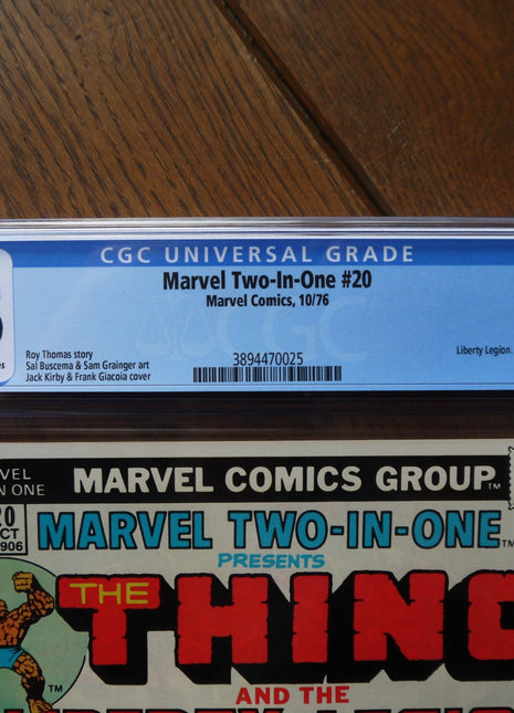 Marvel Two-in-One (1974 1st Series) #20 CGC 6.5 - Mycomicshop.be