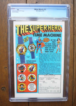Mister Miracle (1971 1st Series) #22 CGC 9.0 - Mycomicshop.be
