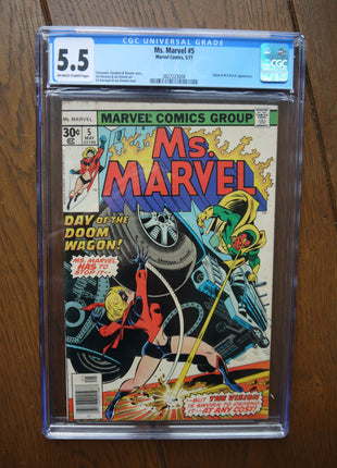 Ms. Marvel (1977 1st Series) #5 CGC 5.5 - Mycomicshop.be