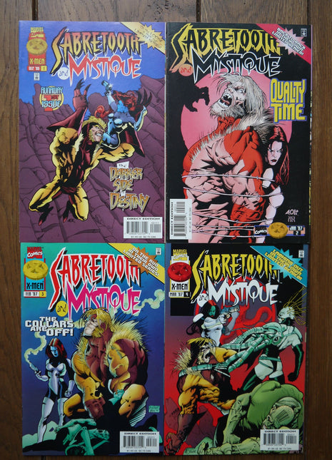 Mystique and Sabretooth (1996) Complete Set - Mycomicshop.be