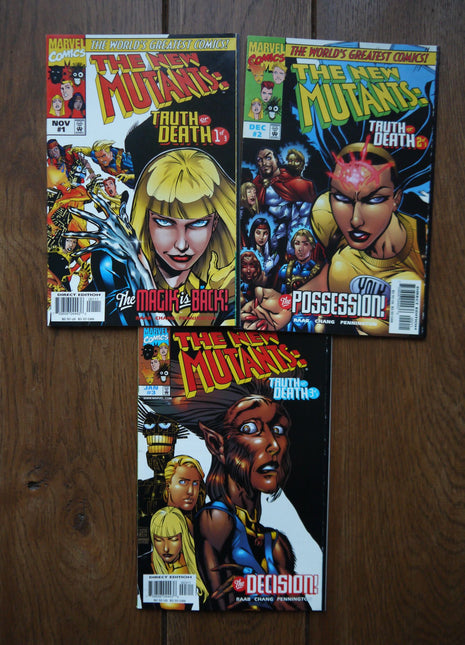 New Mutants Truth or Death (1997) Complete Set - Mycomicshop.be