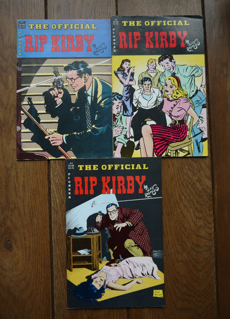 Official Rip Kirby (1988) #1, 3 + 4 - Mycomicshop.be