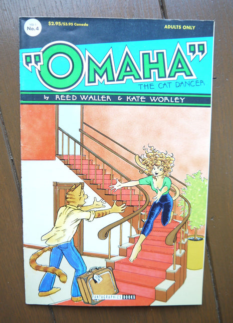 Omaha the Cat Dancer (1986 Kitchen Sink/Fantagraphics) #4rep - Mycomicshop.be