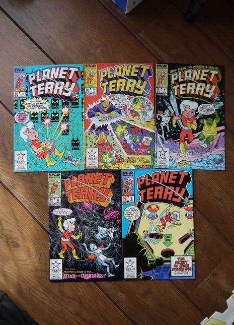 Planet Terry (1985) #1-3 + 6 +9 - Mycomicshop.be