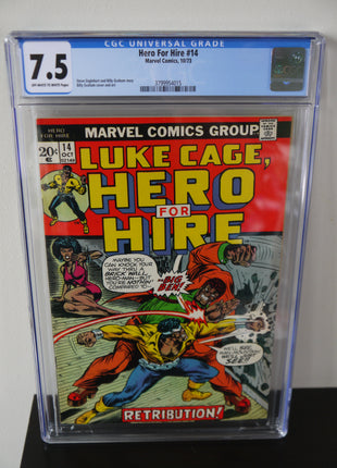 Power Man and Iron Fist (1972 Hero for Hire) #14 CGC 7.5 - Mycomicshop.be