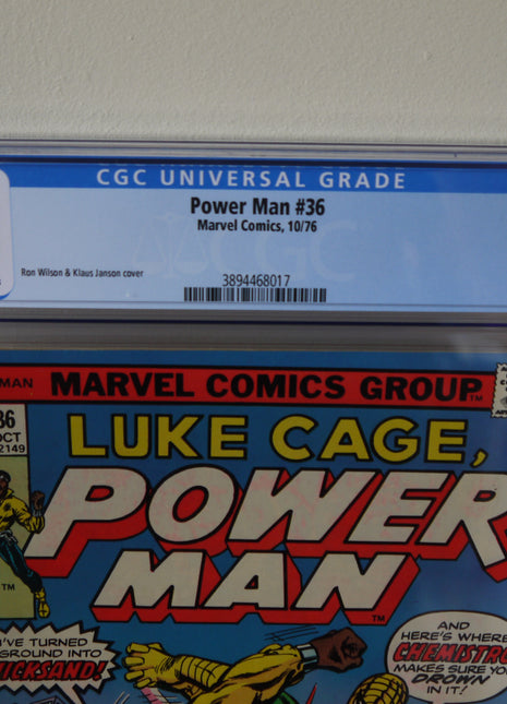 Power Man and Iron Fist (1972 Hero for Hire) #36 CGC 5.5 - Mycomicshop.be