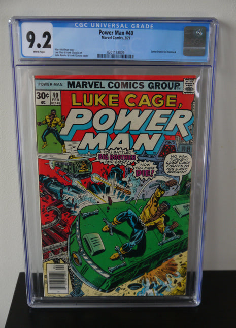 Power Man and Iron Fist (1972 Hero for Hire) #40 CGC 9.2 - Mycomicshop.be