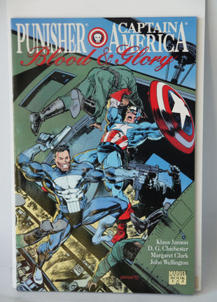 Punisher and Captain America Blood and Glory (1992) #1 - Mycomicshop.be