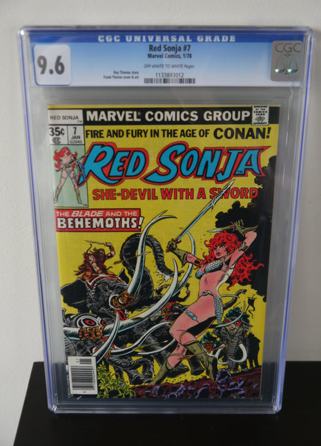 Red Sonja (1977 1st Series) #7 CGC 9.6 - Mycomicshop.be