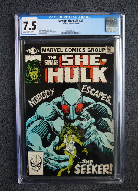 Savage She-Hulk (1980) #21 CGC 7.5 - Mycomicshop.be