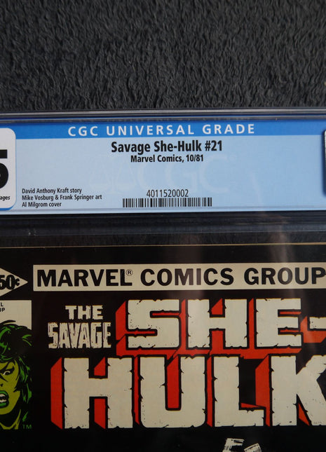 Savage She-Hulk (1980) #21 CGC 7.5 - Mycomicshop.be