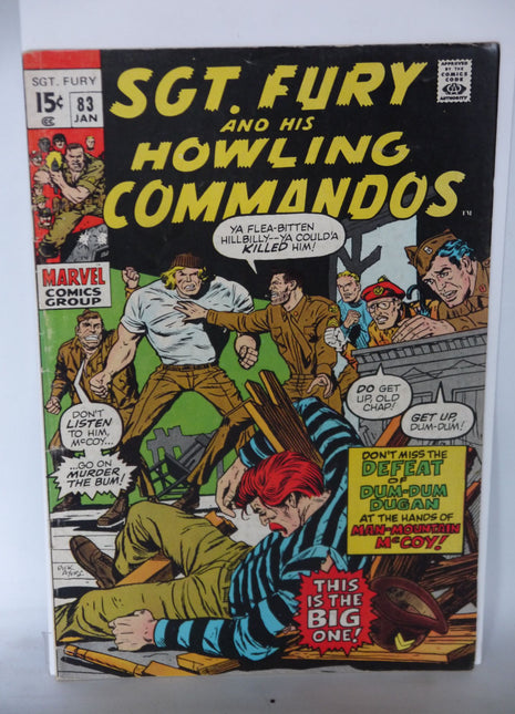 Sgt. Fury (1963) #83 - Mycomicshop.be