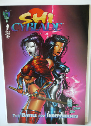 Shi Cyblade The Battle for Independents (1995) #1B - Mycomicshop.be