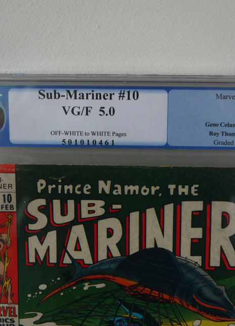Sub-Mariner (1968 1st Series) #10 PGX 5.0 - Mycomicshop.be