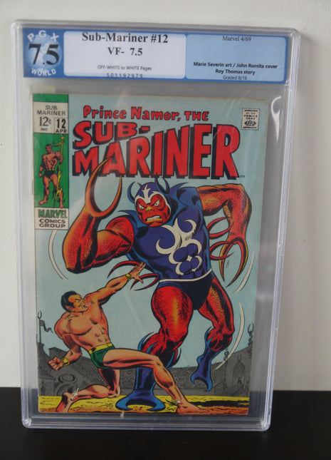 Sub-Mariner (1968 1st Series) #12 PGX 7.5 - Mycomicshop.be