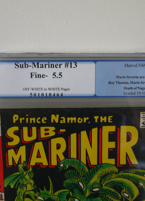 Sub-Mariner (1968 1st Series) #13 PGX 5.5 - Mycomicshop.be