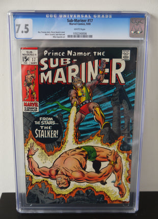 Sub-Mariner (1968 1st Series) #17 CGC 7.5 - Mycomicshop.be
