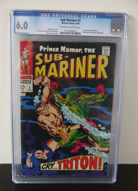 Sub-Mariner (1968 1st Series) #2 CGC 6.0 - Mycomicshop.be