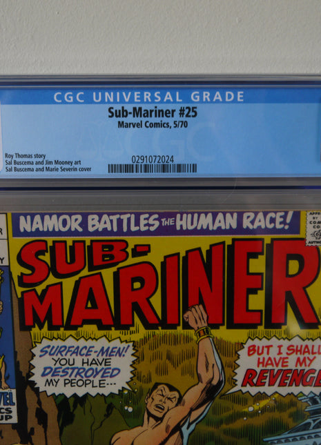 Sub-Mariner (1968 1st Series) #25 CGC 8.5 - Mycomicshop.be