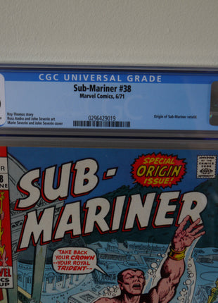 Sub-Mariner (1968 1st Series) #38 CGC 7.5 - Mycomicshop.be