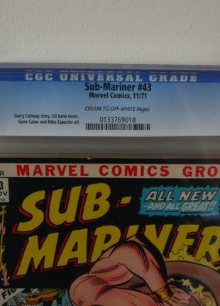 Sub-Mariner (1968 1st Series) #43 CGC 7.0 - Mycomicshop.be