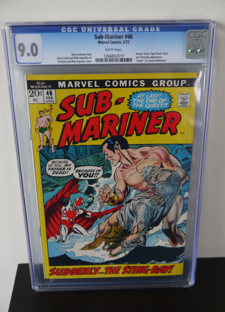Sub-Mariner (1968 1st Series) #46 CGC 9.0 - Mycomicshop.be